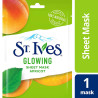 Glowing Sheet Face Mask Apricot | St. Ives®
