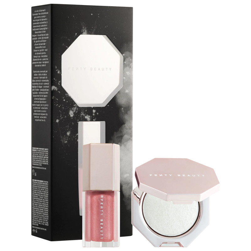 Diamond Bomb Baby Mini Lip Gloss and Highlighter Set - FENTY BEAUTY by Rihanna | Sephora Diamond Bomb Baby Mini Lip Gloss and Highlighter Set - FENTY BEAUTY by Rihanna | Sephora