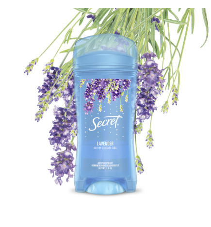 Secret Fresh Antiperspirant Deodorant Clear Gel Luxe Lavender 