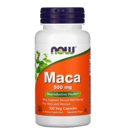 NOW FOODS - Compléments alimentaires  - Maca, 500 mg, 100 capsules ...
