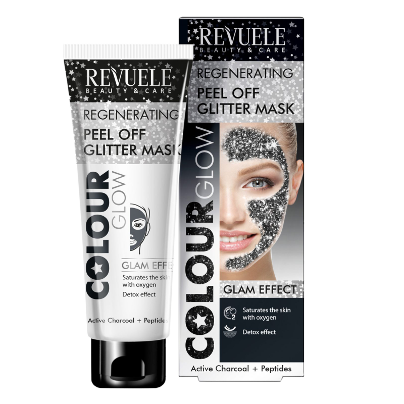 Regenerating Peel-off Glitter Mask REVUELE Color Glow Regenerating Peel-off Glitter Mask REVUELE Color Glow