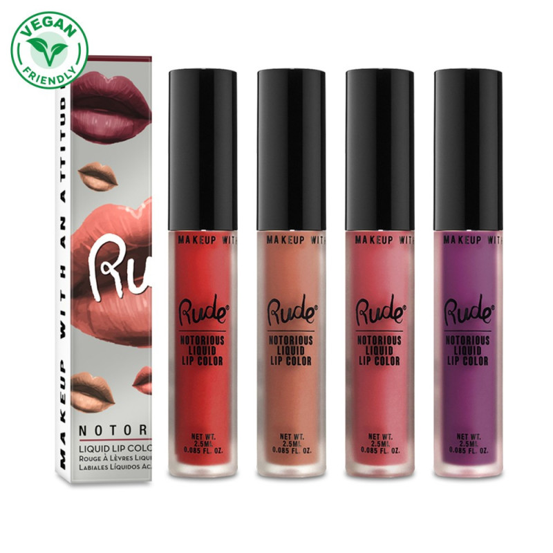 Notorious Liquid Lip Color - Rude Cosmetics