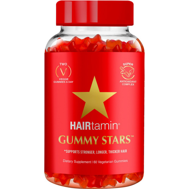 Gummy Stars - 60 Gummies – HAIRtamin