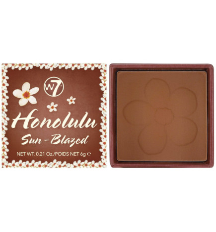 W7 - Fard à Joues - W7 Honolulu Bronzing Powder Palette - Sun Blazed