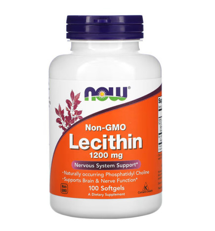 Lécithine, 1200 mg, 100 Gélules