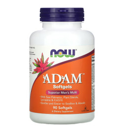 ADAM, Multivitamines pour hommes de qualité supérieure, 90 capsules à enveloppe molle