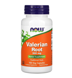 Valerian Root 500 mg,100 Count - Now Foods
