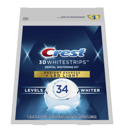 CREST - Soins - Crest 3D Whitestrips, Radiant Express with LED Acce...