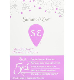 Summer's Eve - Bain et Corpe - Cleansing Cloths 16 Count Island Splash