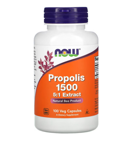 Propolis 1500 5:1 Extrait - 100 capsules végétales