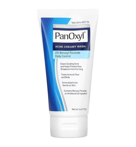 PanOxyl - Sérum & Crème - Acne Creamy Wash Benzoyl Peroxide 4% Dail...