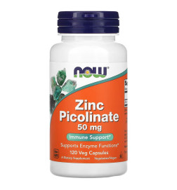 NOW FOODS - Compléments alimentaires  - Picolinate de zinc, 50 mg, ...