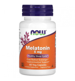 Melatonin, 5 mg, 60 Veg Capsules