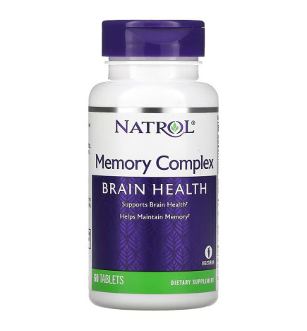NATROL - Accueil - Complexe pour la mémoire, Santé cérébrale, 60 co...