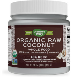 NATURE'S WAY - Accueil - Organic Raw Coconut, Organic Whole Food, 4...