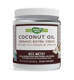 NATURE'S WAY - Bain et Corpe - Organic Coconut Oil / 16 oz