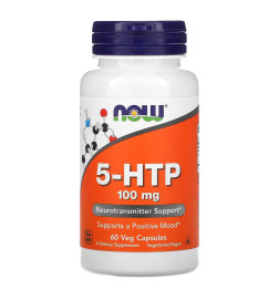 NOW FOODS - Compléments alimentaires  - 5-HTP, 100 mg, 60 capsules ...